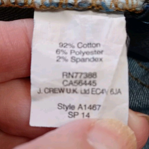 J. Crew Women's 29R Regular MATCHSTICK Stretch Skinny Jeans Medium Wash Denim - Picture 8 of 10